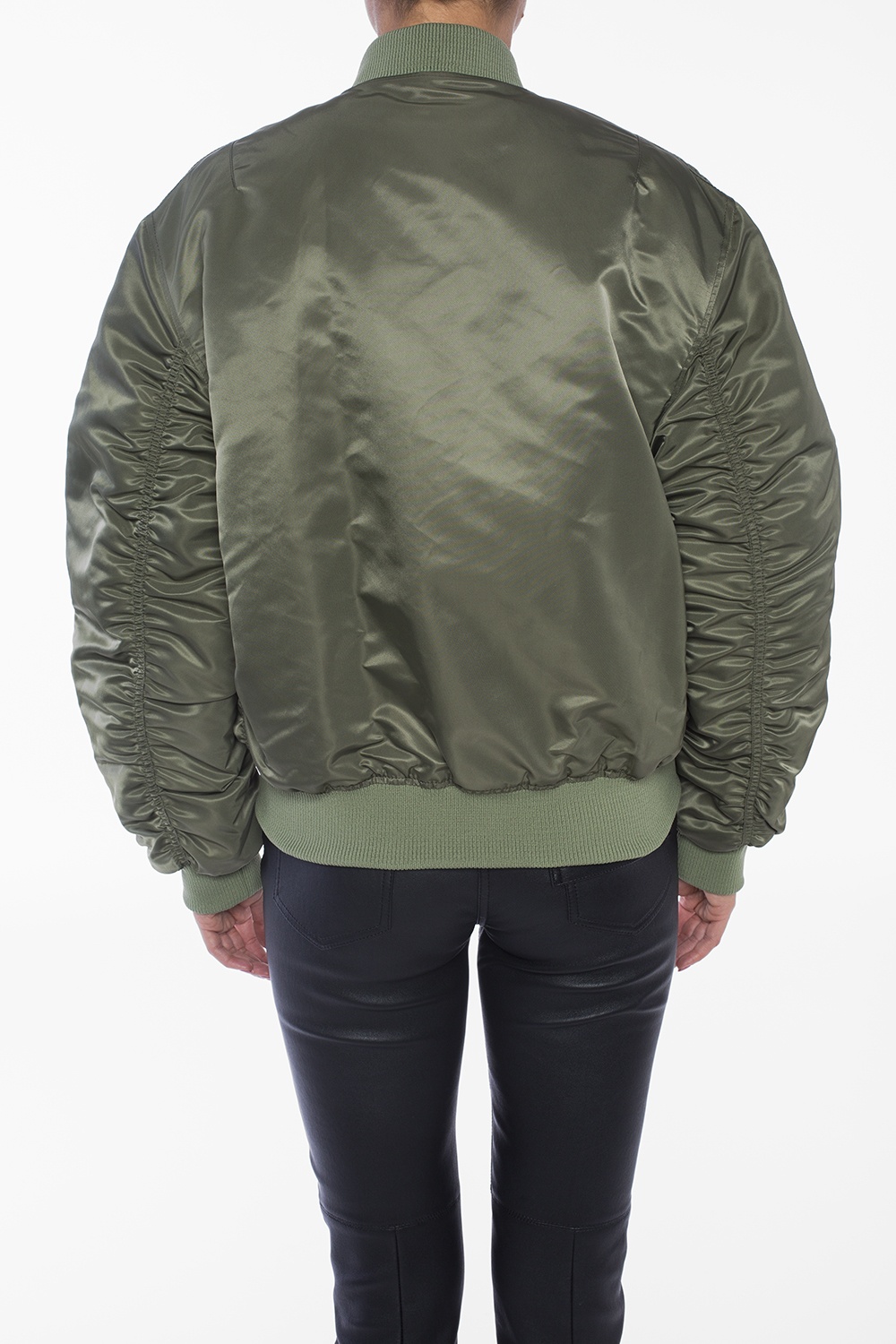 Acne studios clearance bomber jacket green